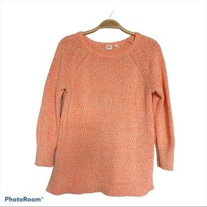 GAP Knit 3/4 Sleeves Scoop neck Women's Sweater